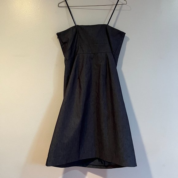 Strapless Denim Dress - Picture 2 of 4
